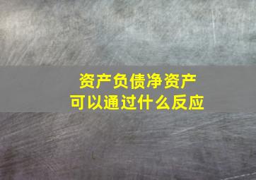 资产负债净资产可以通过什么反应