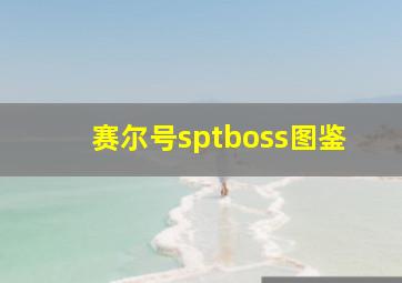 赛尔号sptboss图鉴