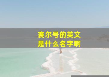 赛尔号的英文是什么名字啊