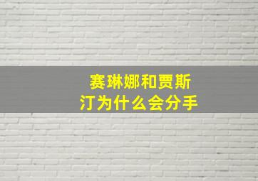 赛琳娜和贾斯汀为什么会分手