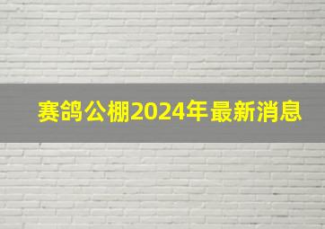 赛鸽公棚2024年最新消息