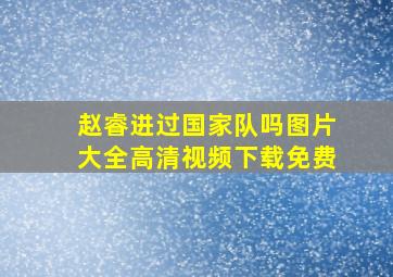 赵睿进过国家队吗图片大全高清视频下载免费