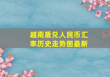 越南盾兑人民币汇率历史走势图最新