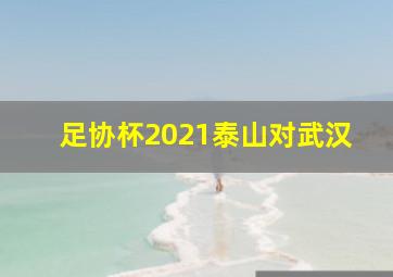 足协杯2021泰山对武汉