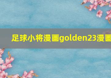 足球小将漫画golden23漫画