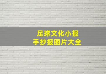 足球文化小报手抄报图片大全