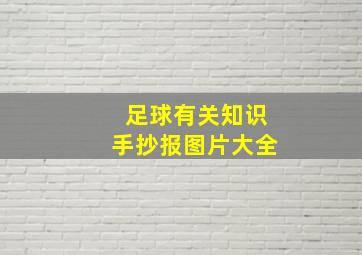 足球有关知识手抄报图片大全