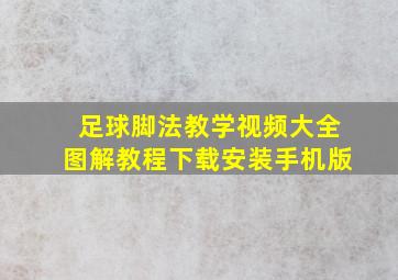 足球脚法教学视频大全图解教程下载安装手机版