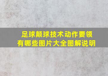 足球颠球技术动作要领有哪些图片大全图解说明