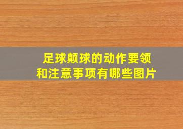 足球颠球的动作要领和注意事项有哪些图片