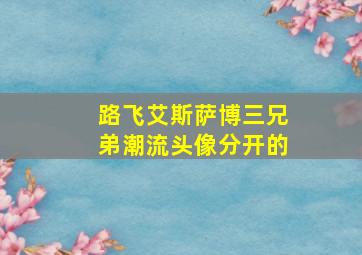 路飞艾斯萨博三兄弟潮流头像分开的