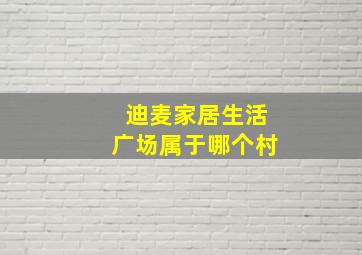 迪麦家居生活广场属于哪个村