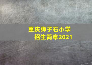 重庆弹子石小学招生简章2021