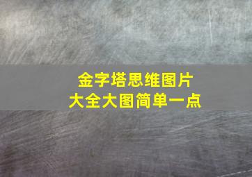 金字塔思维图片大全大图简单一点