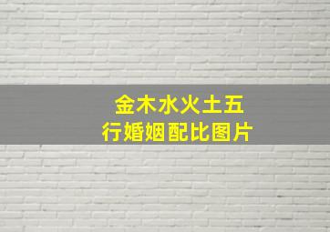 金木水火土五行婚姻配比图片