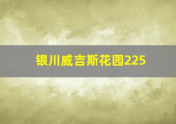 银川威吉斯花园225