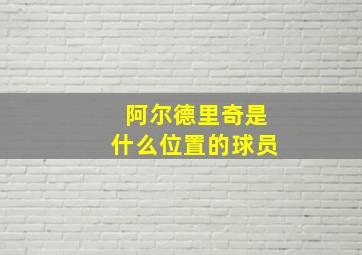 阿尔德里奇是什么位置的球员