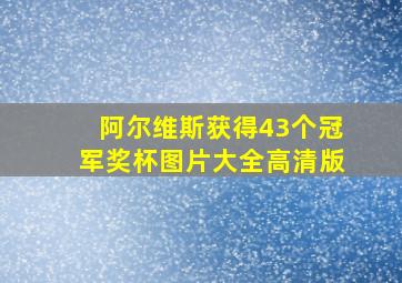 阿尔维斯获得43个冠军奖杯图片大全高清版