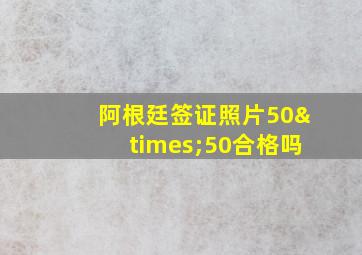 阿根廷签证照片50×50合格吗