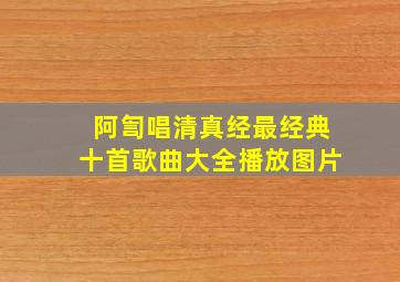 阿訇唱清真经最经典十首歌曲大全播放图片