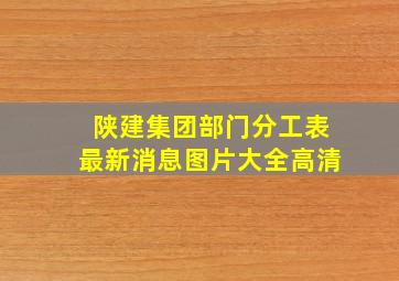 陕建集团部门分工表最新消息图片大全高清