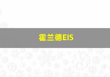 霍兰德EIS