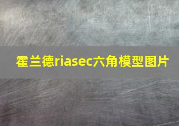 霍兰德riasec六角模型图片