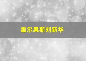 霍尔果斯刘新华