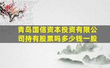 青岛国信资本投资有限公司持有股票吗多少钱一股