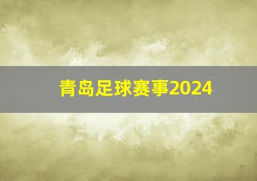 青岛足球赛事2024