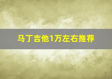 马丁吉他1万左右推荐