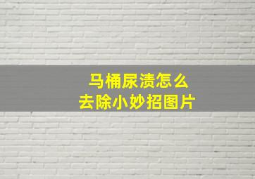 马桶尿渍怎么去除小妙招图片