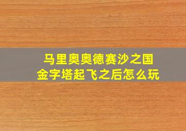 马里奥奥德赛沙之国金字塔起飞之后怎么玩