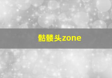 骷髅头zone