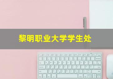 黎明职业大学学生处