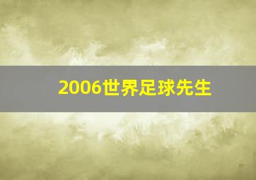 2006世界足球先生