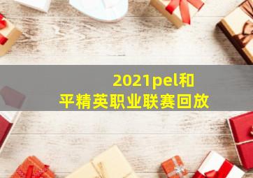 2021pel和平精英职业联赛回放