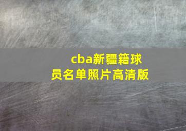 cba新疆籍球员名单照片高清版