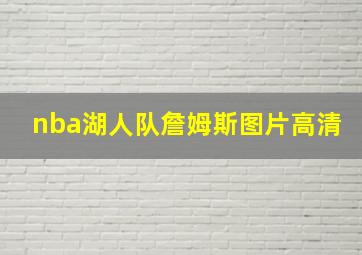 nba湖人队詹姆斯图片高清