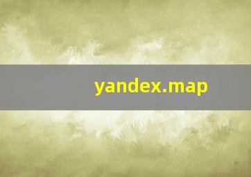 yandex.map