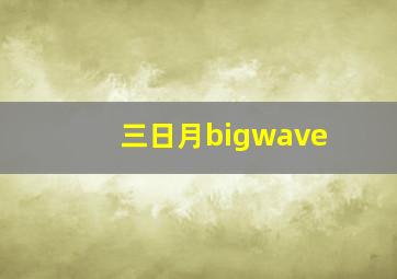 三日月bigwave