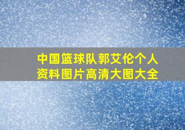 中国篮球队郭艾伦个人资料图片高清大图大全