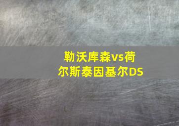 勒沃库森vs荷尔斯泰因基尔DS