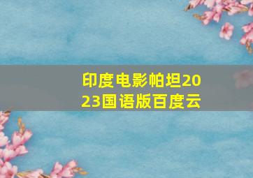 印度电影帕坦2023国语版百度云