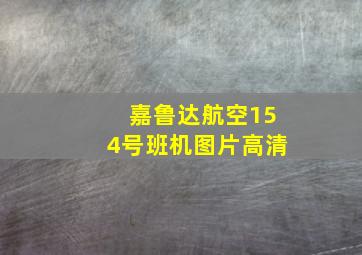 嘉鲁达航空154号班机图片高清