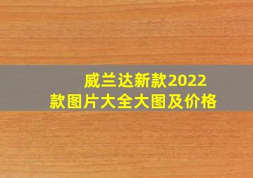 威兰达新款2022款图片大全大图及价格