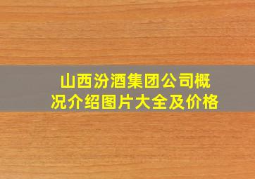 山西汾酒集团公司概况介绍图片大全及价格