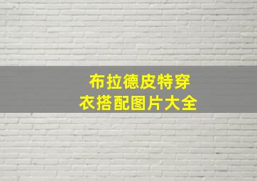 布拉德皮特穿衣搭配图片大全