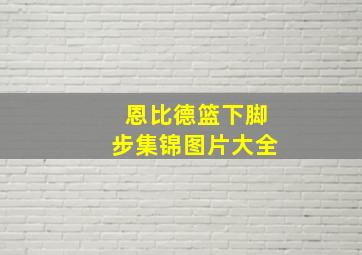 恩比德篮下脚步集锦图片大全