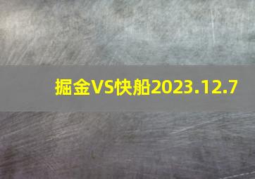 掘金VS快船2023.12.7